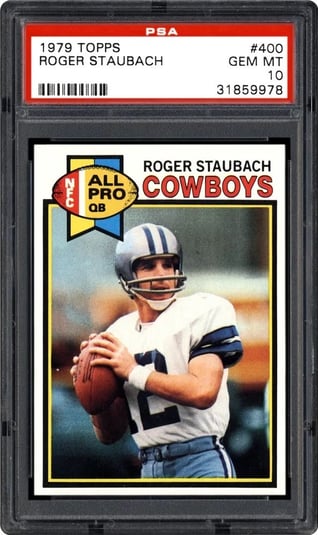 Roger Staubach card